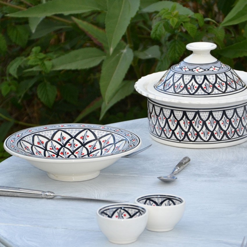 Bol Bakir gris - D 8 cm