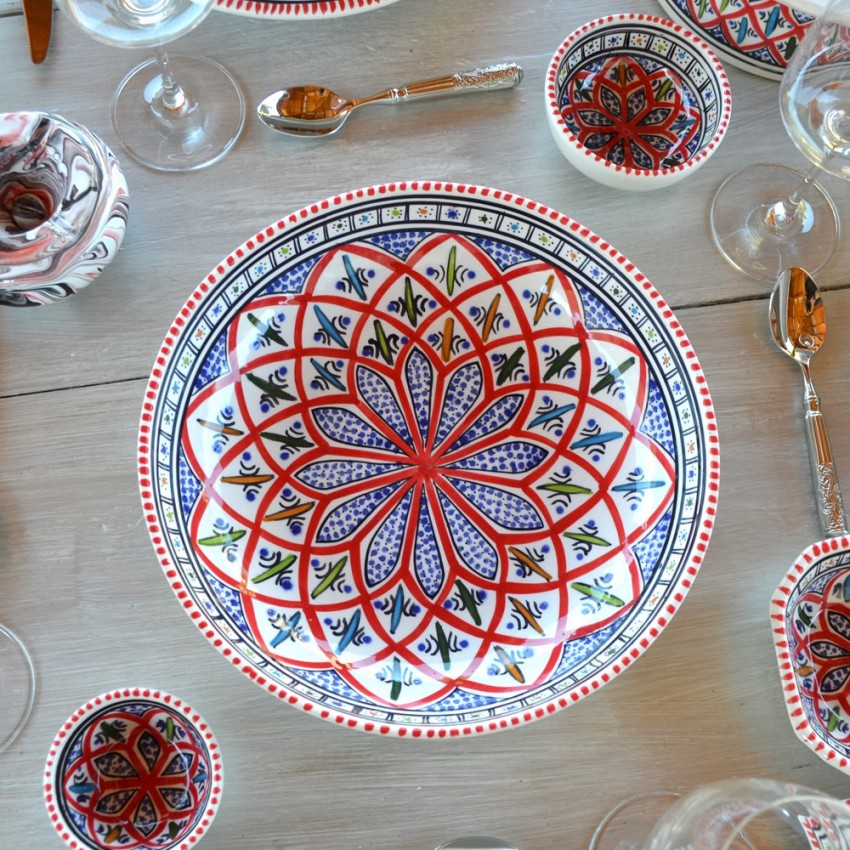 Jatte Bakir rouge - Diam 20 cm