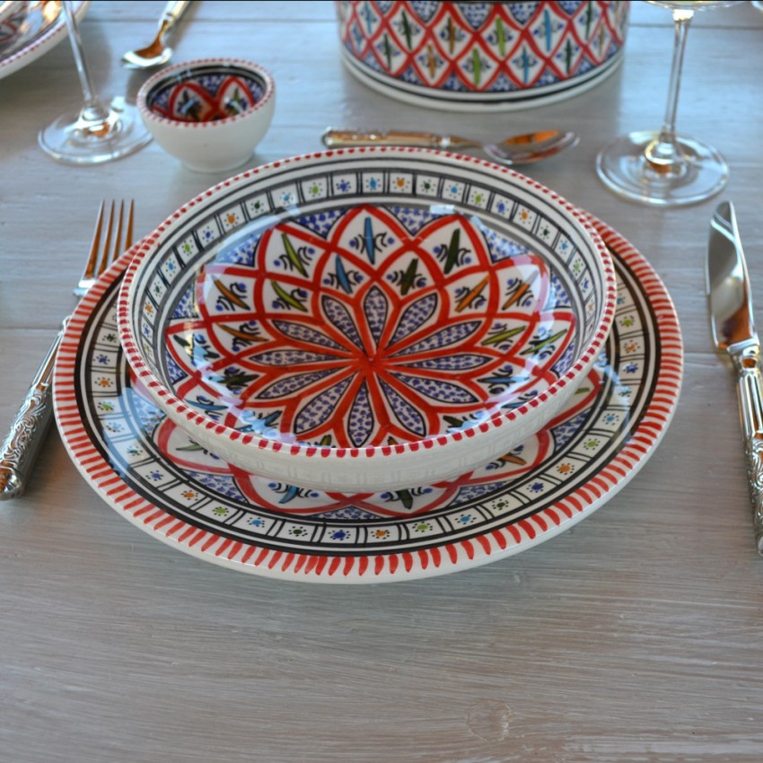 Jatte Bakir rouge - Diam 20 cm