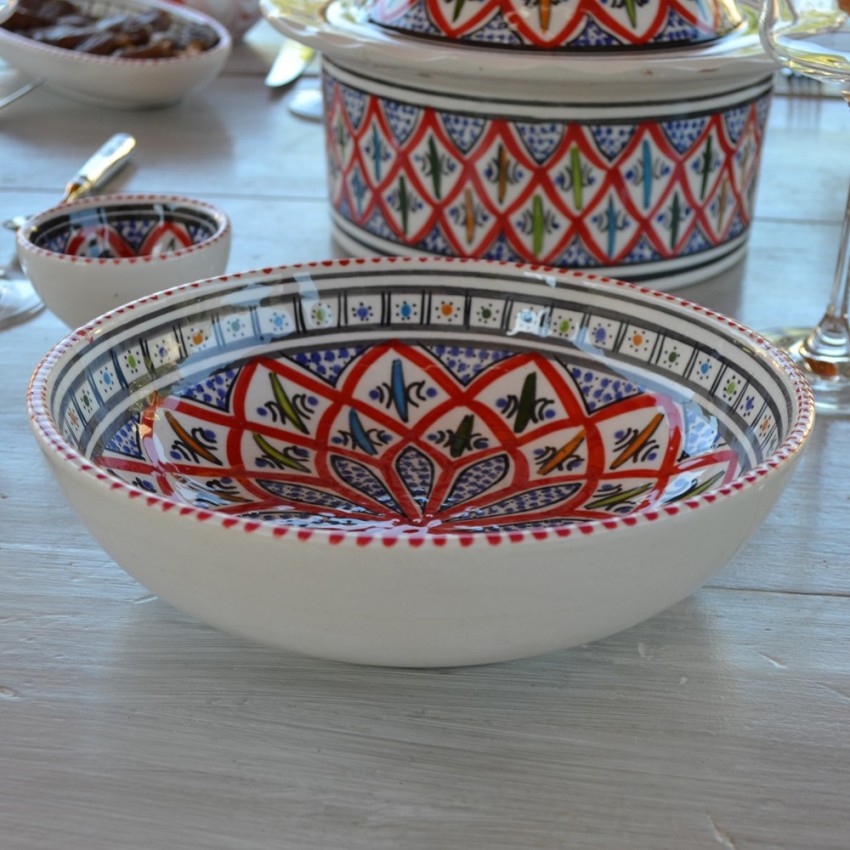 Jatte Bakir rouge - Diam 20 cm