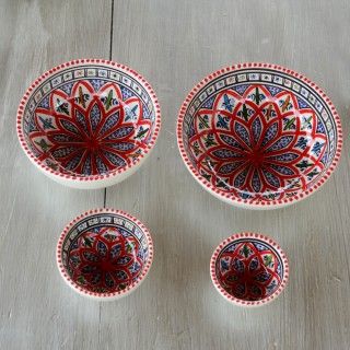Bol Bakir rouge - Diam 8 cm