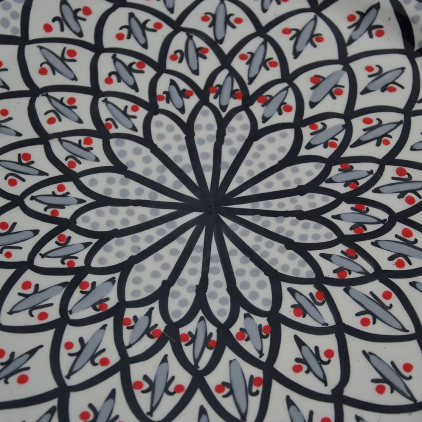 Service à dessert Bakir gris - 6 pers