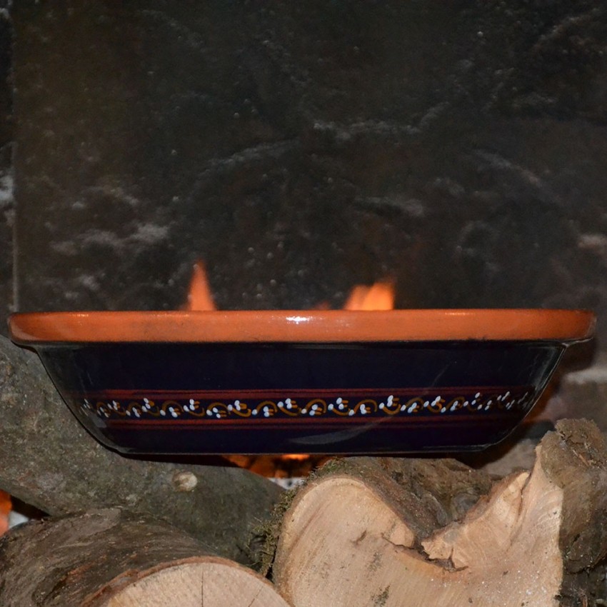 Tajine Tatoué Bleu Nuit - D 31 cm