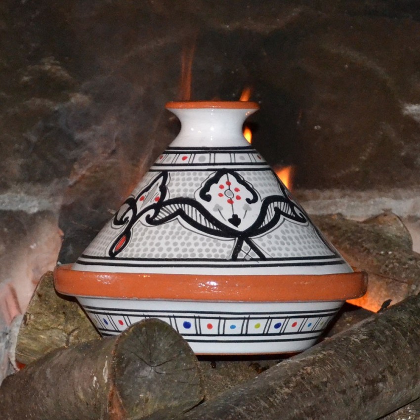 Tajine individuel Marocain Gris - D 23 cm