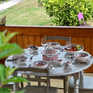 Jatte Bakir rouge - Diam 26 cm