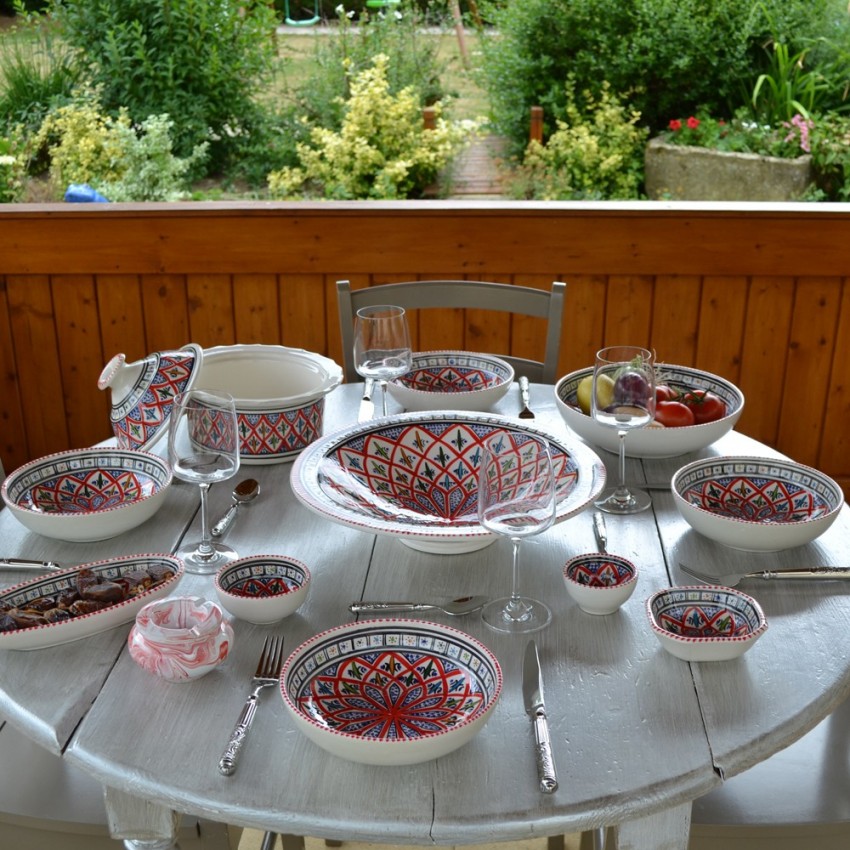 Bol Bakir rouge - Diam 8 cm