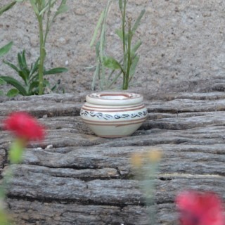 Cendrier Tatoué Beige - Mini modèle