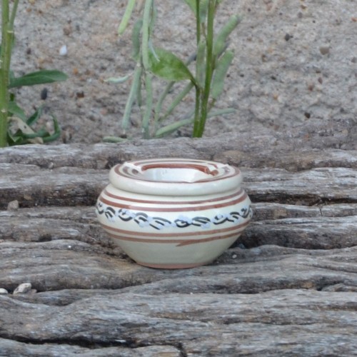 Cendrier Tatoué Beige - Mini modèle 2