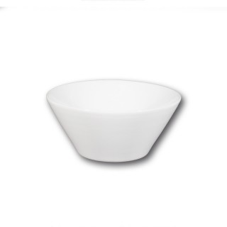 Saladier conique porcelaine blanche - D 24 cm - Napoli