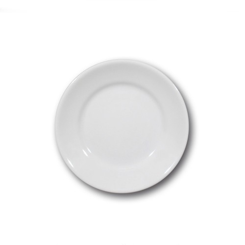 Assiette à dessert porcelaine blanche - D 20 cm