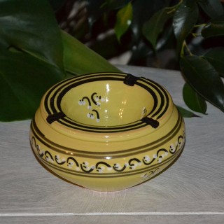 Cendrier marocain Tatoué vert anis - Moyen modèle