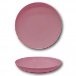 Assiette creuse porcelaine Rose - D 22 cm - Siviglia